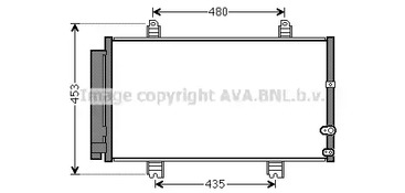 Конденсатор кондиционера AVA QUALITY COOLING TO5653D