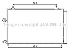 Конденсатор кондиционера AVA QUALITY COOLING TO5679D