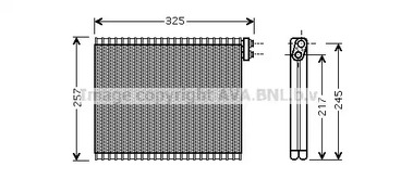 Испаритель кондиционера AVA QUALITY COOLING TOV484