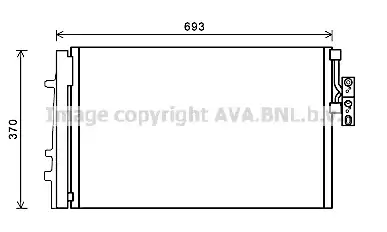 Радиатор кондиционера AVA QUALITY COOLING BWA5479D