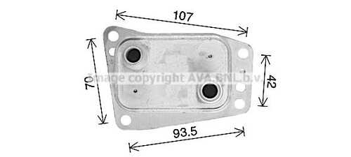 Радиатор масляный AVA QUALITY COOLING CN3327