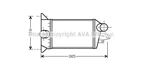 Радиатор системы охлаждения AVA QUALITY COOLING FD2642