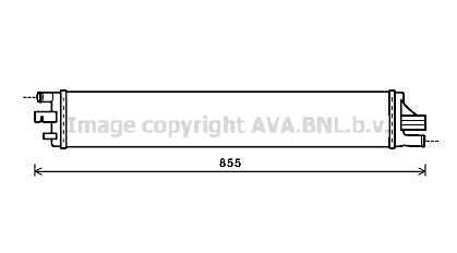 Радиатор охлаждения двигателя AVA QUALITY COOLING RTA2559