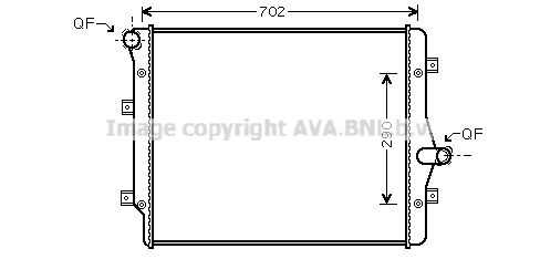 Радиатор ava quality cooling AVA QUALITY COOLING VN2208