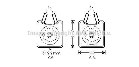 Радиатор масляный AVA QUALITY COOLING VN3215