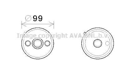 Масляный радиатор автоматической коробка передач AVA QUALITY COOLING VN3358