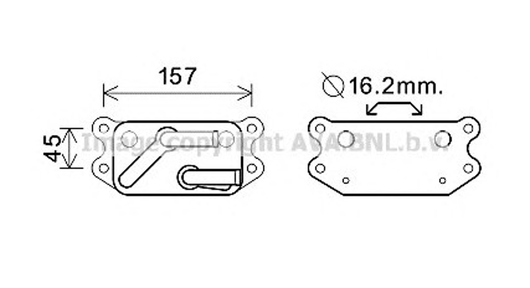 Масляный радиатор AVA QUALITY COOLING VO3159