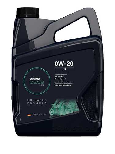 Моторное масло avista pace evo us 0w20 4л api sp ilsac gf-6 AVISTA 165518