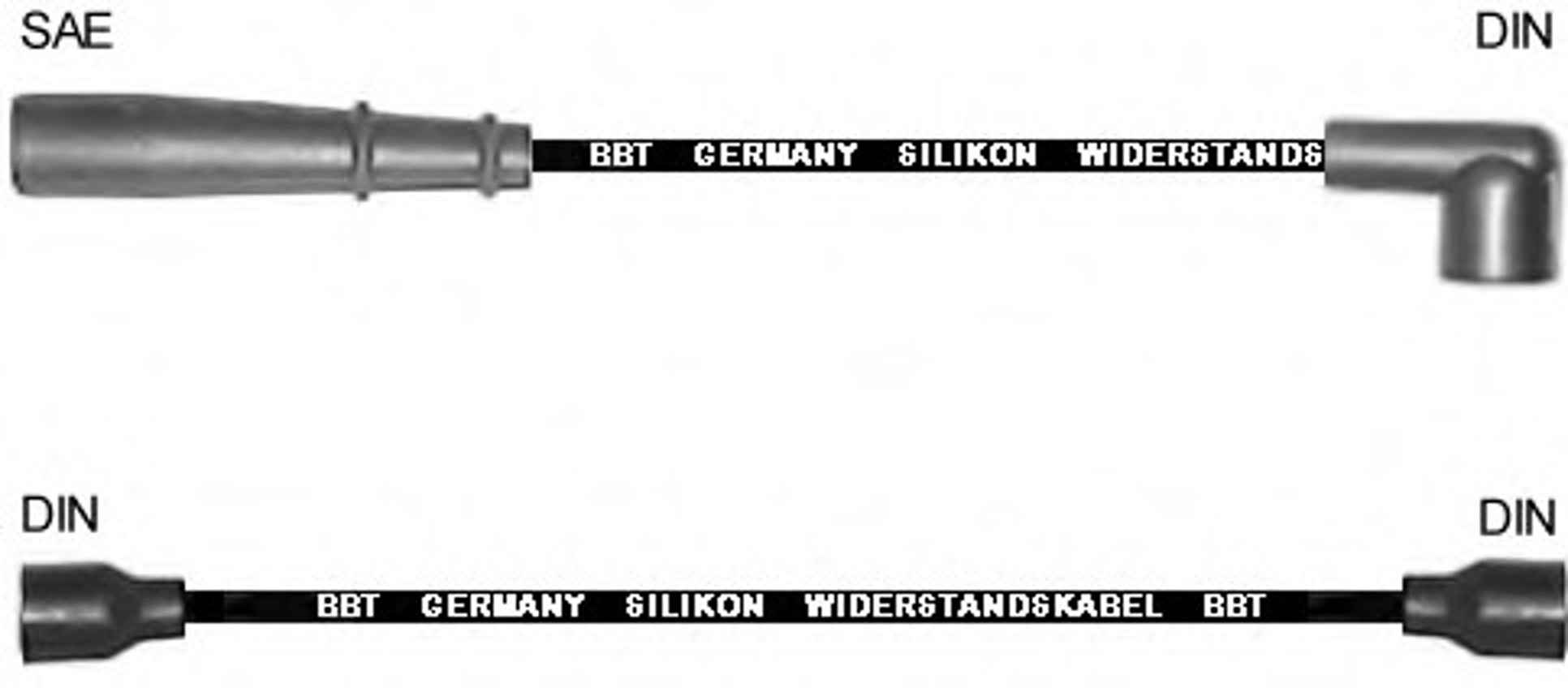 Комплект проводов зажигания BBT ZK1754