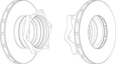 Диск тормозной BERAL BCR164A