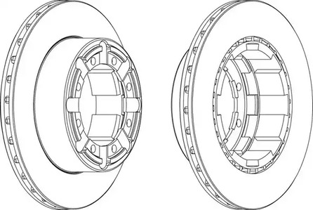 Диск тормозной BERAL BCR184A
