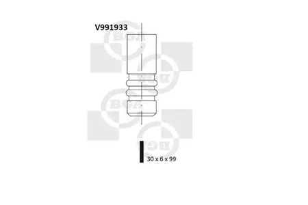 Клапан двигателя BGA V991933