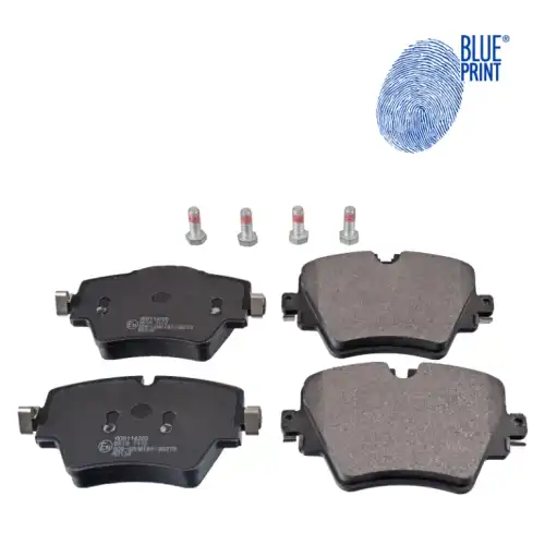 Комплект колодок дисковых с крепежными болтами BLUE PRINT ADB114220