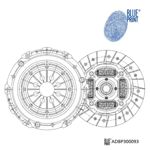 Adbp300093 комплект сцепления BLUE PRINT ADBP300093