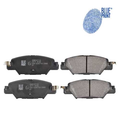 К-кт тормозных колодок mazda BLUE PRINT ADM542114