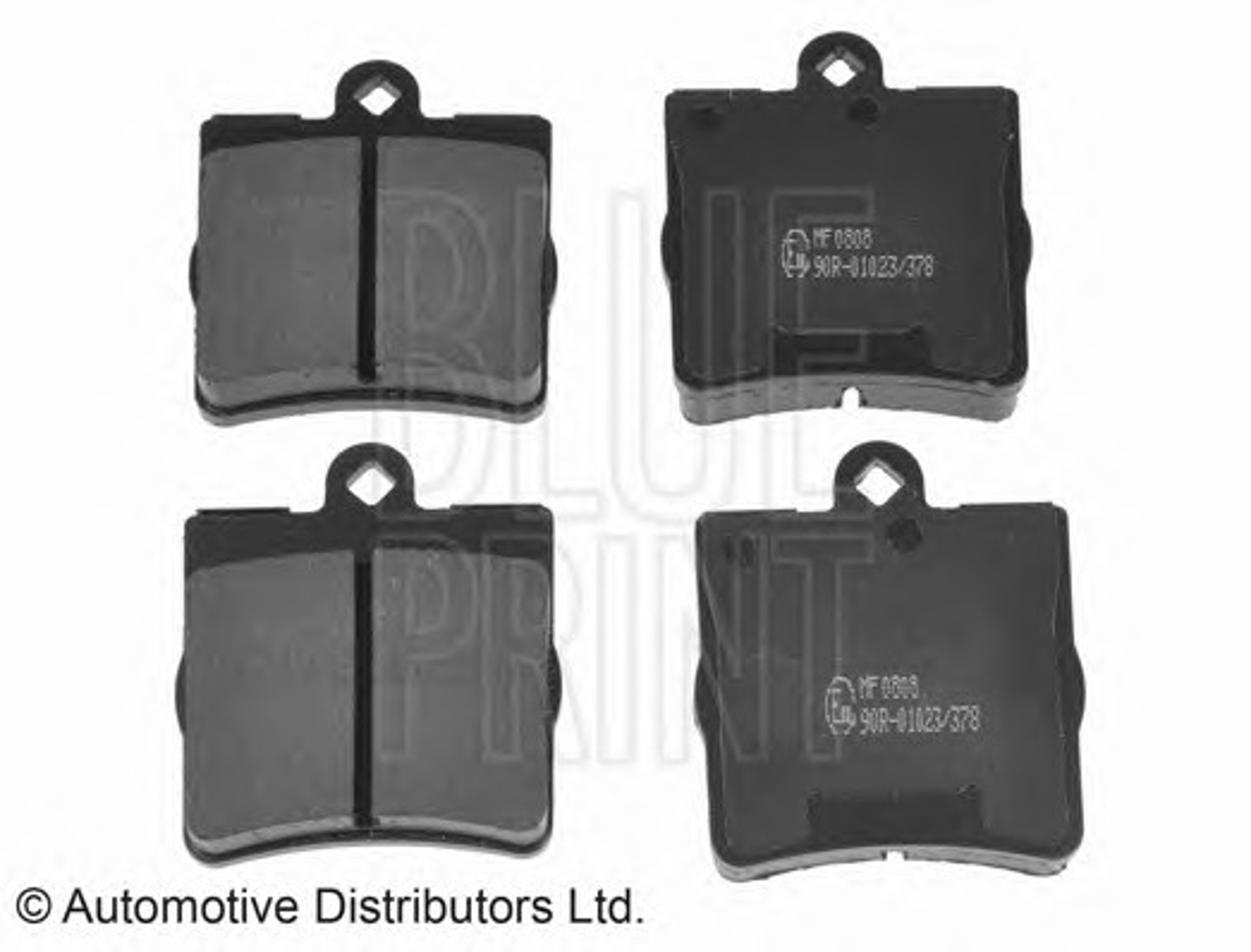 Колодки тормозные дисковые BLUE PRINT ADA104207