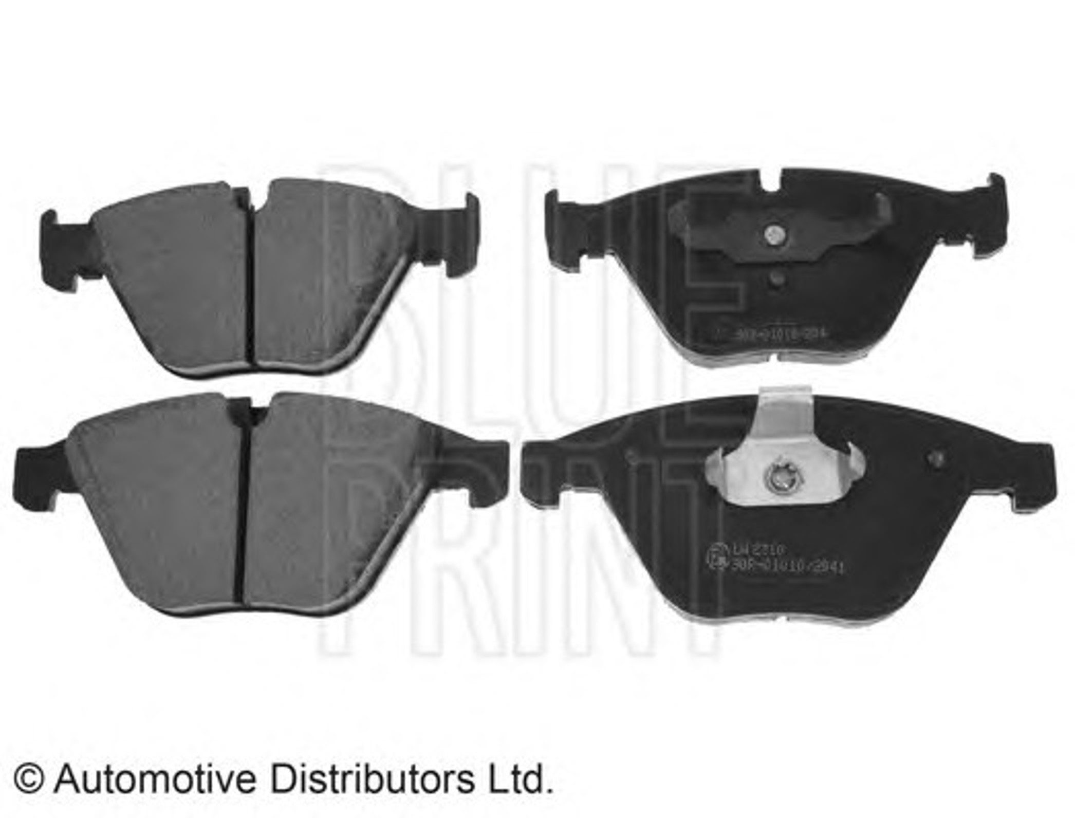 Колодки тормозные дисковые BLUE PRINT ADB114207