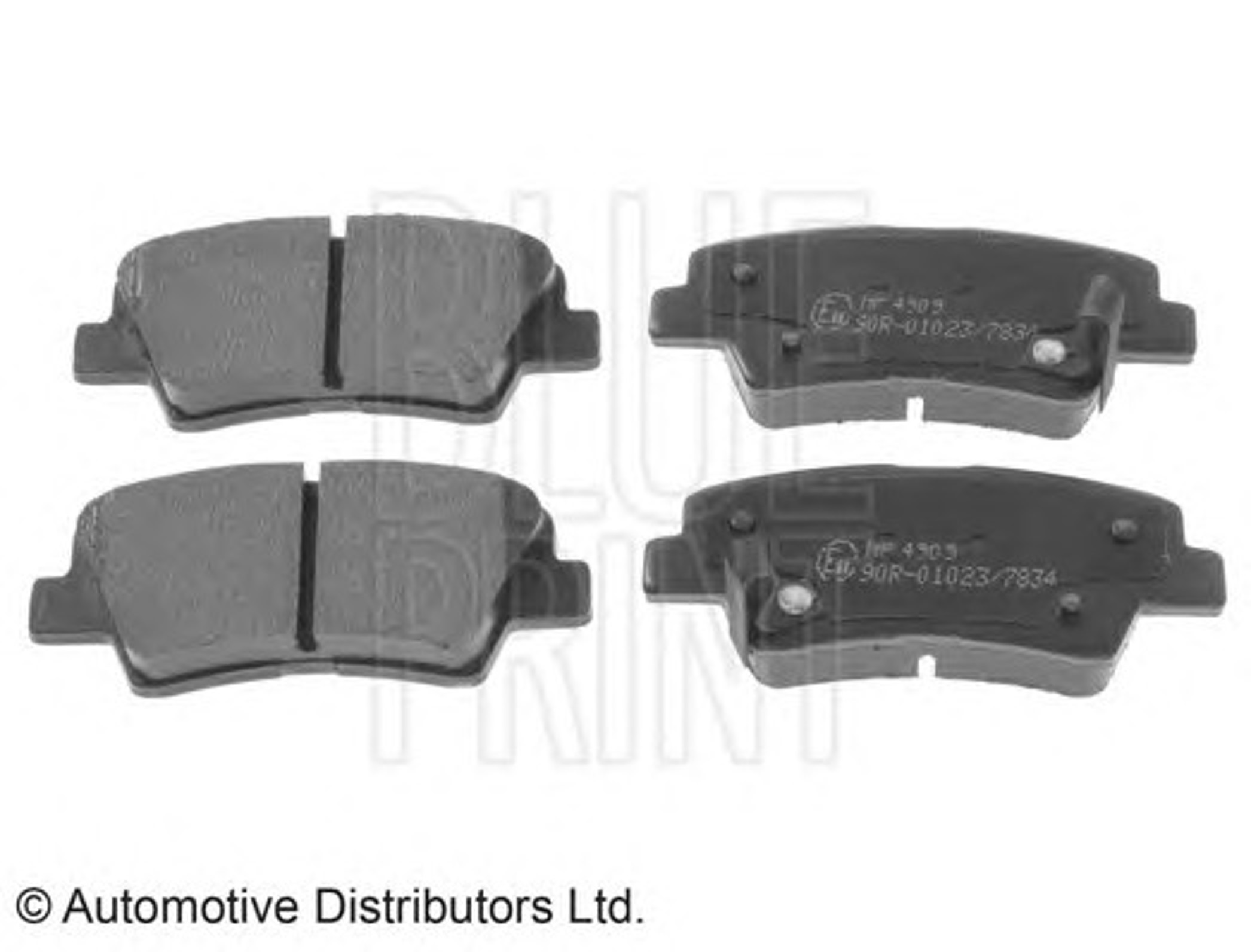 Колодки тормозные дисковые BLUE PRINT ADG042100
