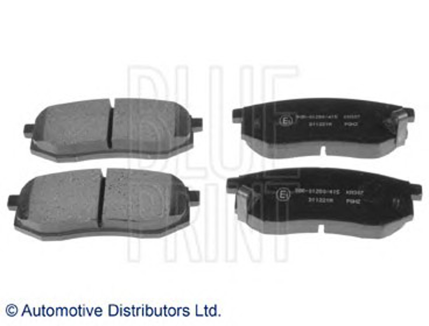 Колодки тормозные дисковые BLUE PRINT ADG042104