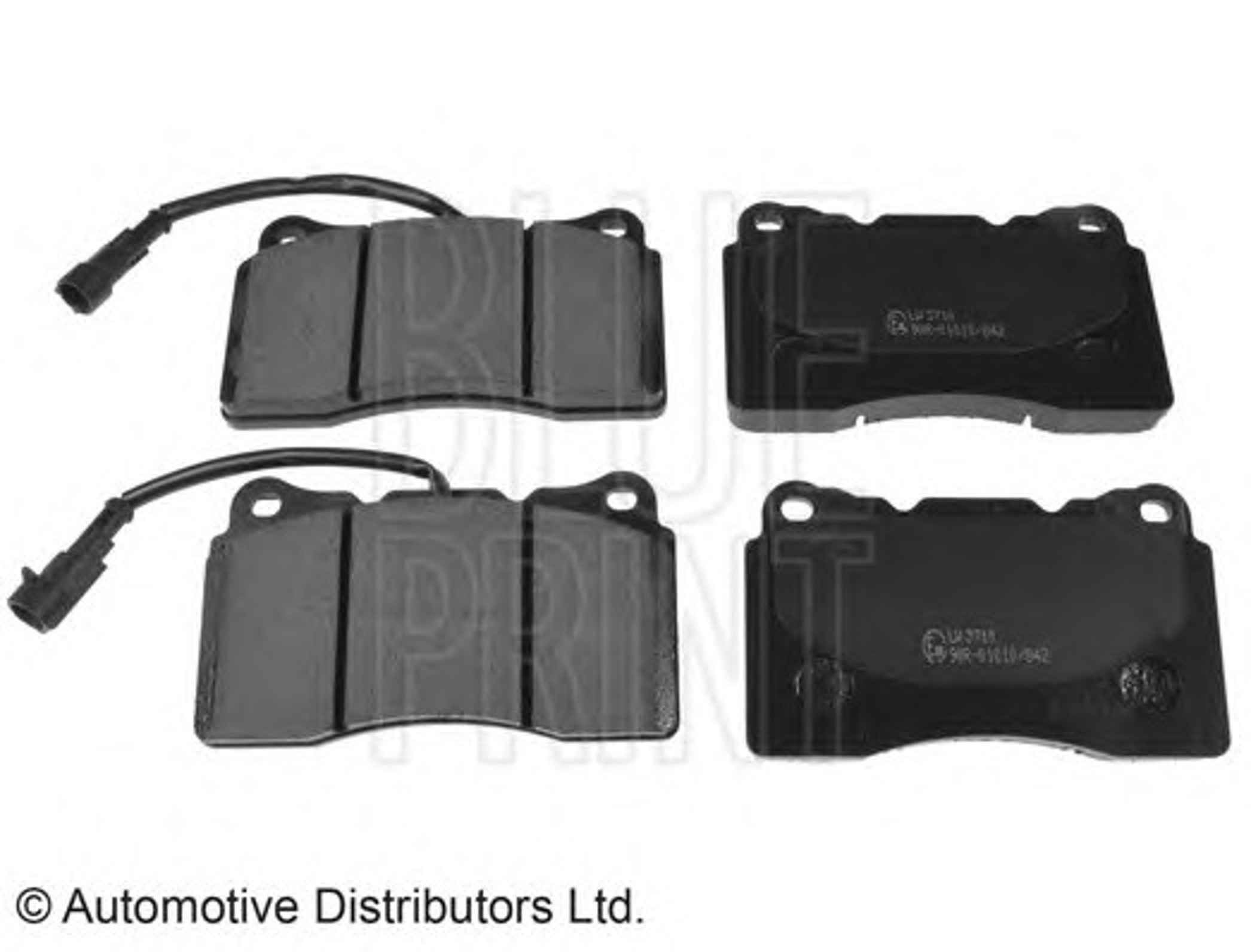 Колодки тормозные дисковые BLUE PRINT ADL144210