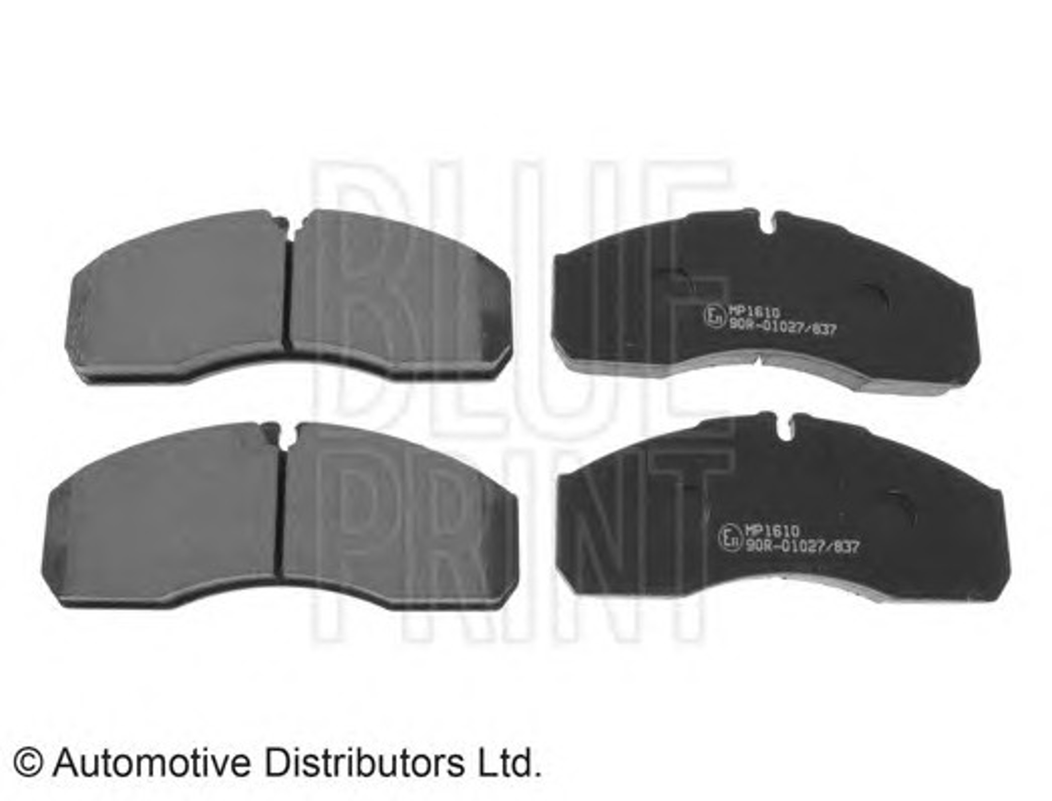 Колодки тормозные дисковые BLUE PRINT ADN142147