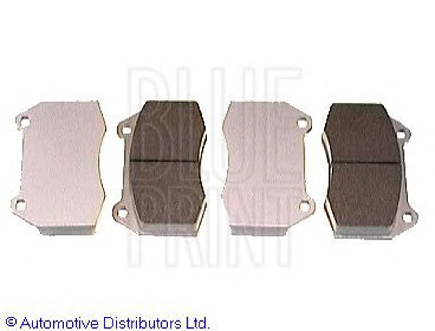 Колодки тормозные дисковые BLUE PRINT ADN14266P