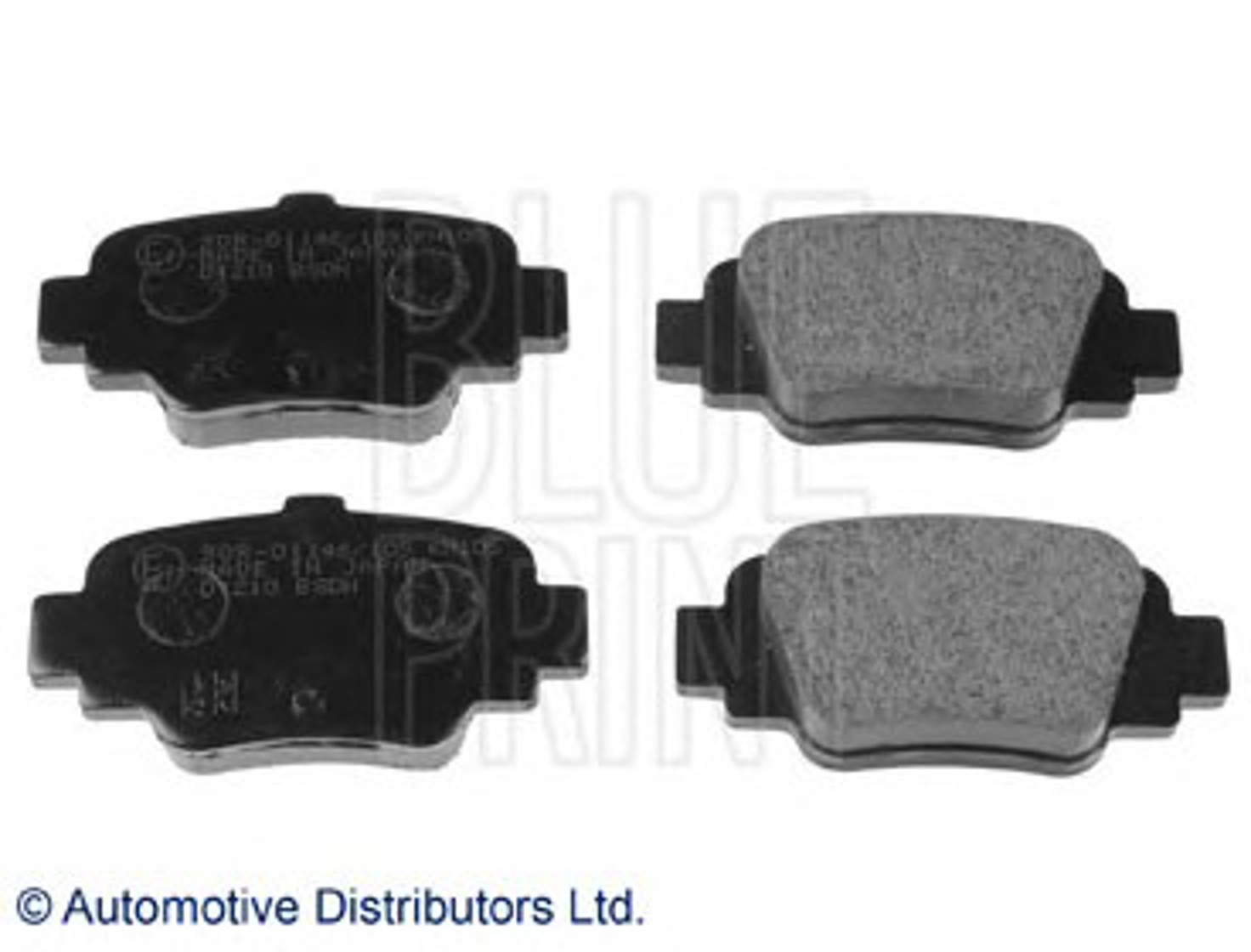 Колодки тормозные дисковые BLUE PRINT ADN14283