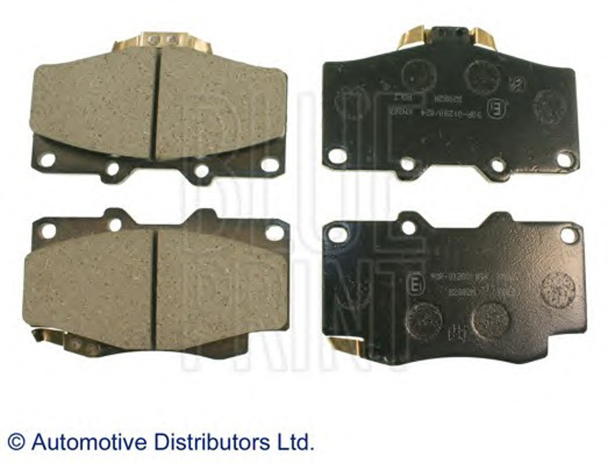 Колодки тормозные дисковые BLUE PRINT ADT34281