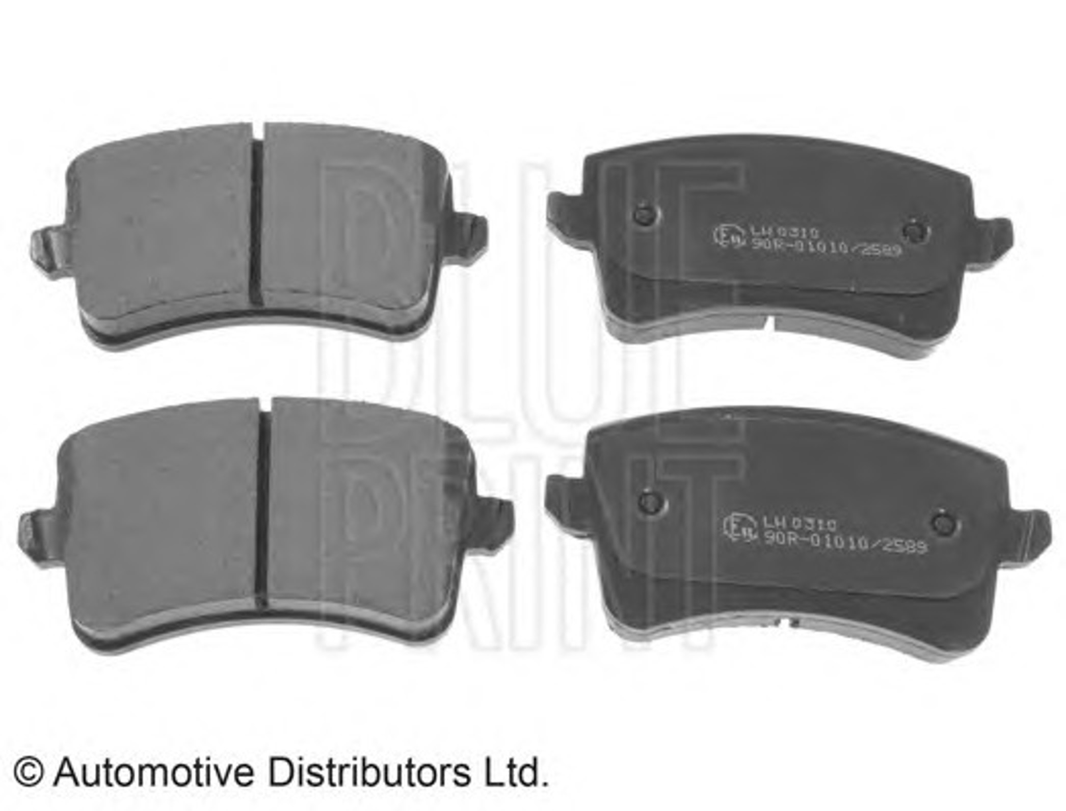 Колодки тормозные дисковые BLUE PRINT ADV184215