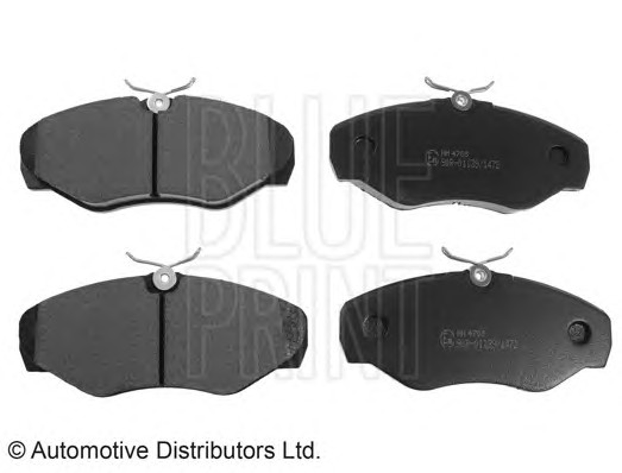 Колодки тормозные дисковые BLUE PRINT ADZ94224