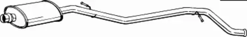 Глушитель BOSAL 286-075