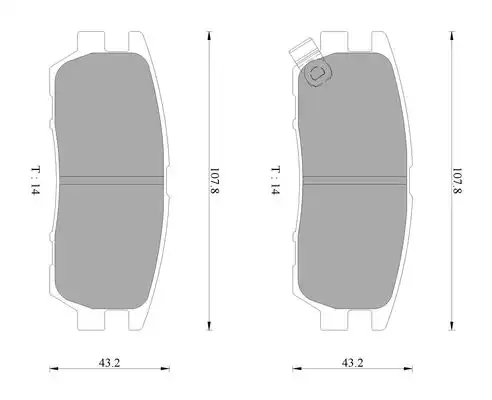 0 986 ab2 208 колодки дисковые задние BOSCH 0 986 AB2 208