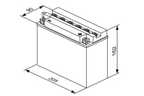 Аккумулятор для мототехники BOSCH 0092M4F470