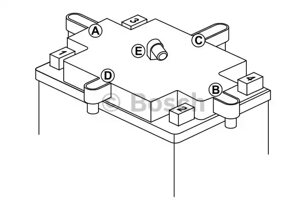 Аккумулятор для мототехники BOSCH 0092M60080