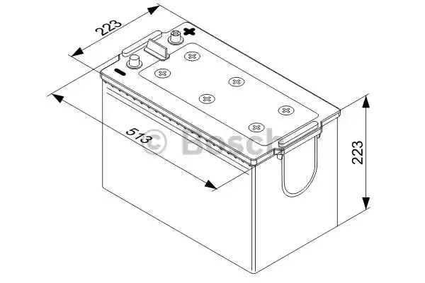Аккумулятор BOSCH 0092T40770