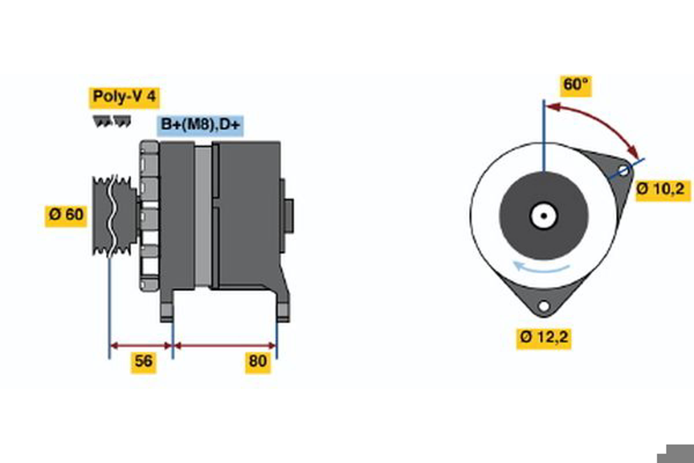 Генератор BOSCH 0120469029