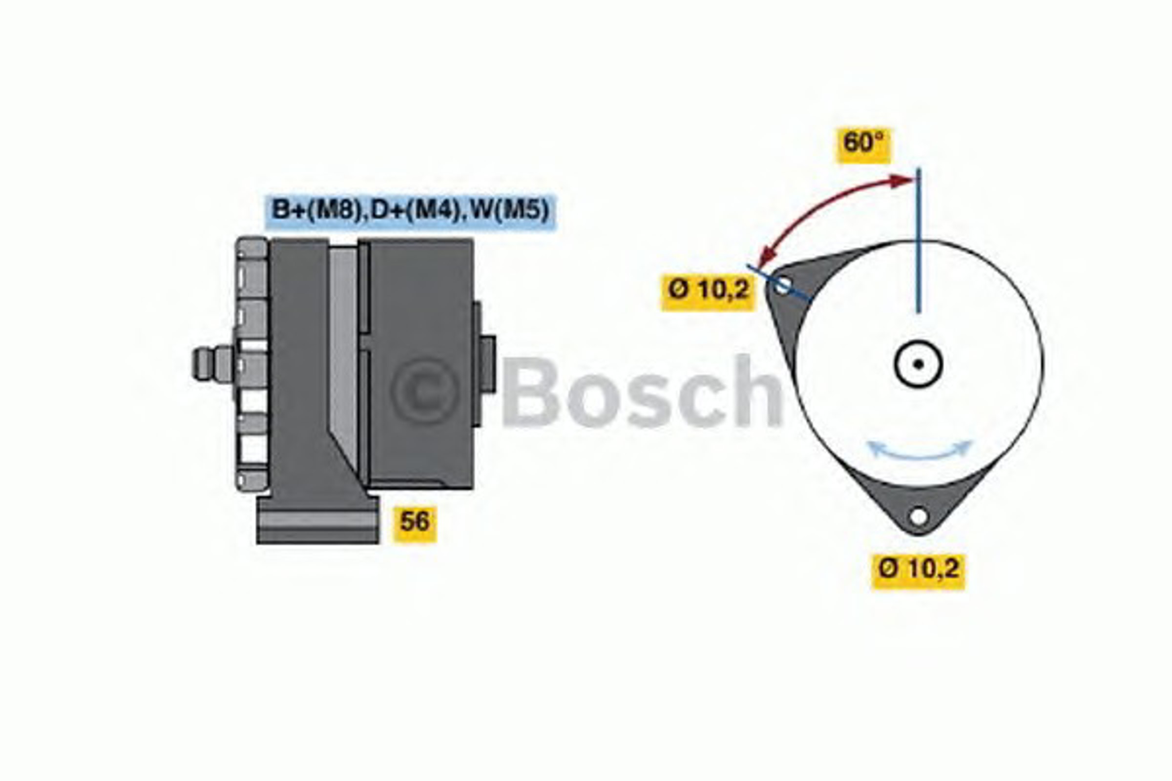 Генератор BOSCH 0120469629