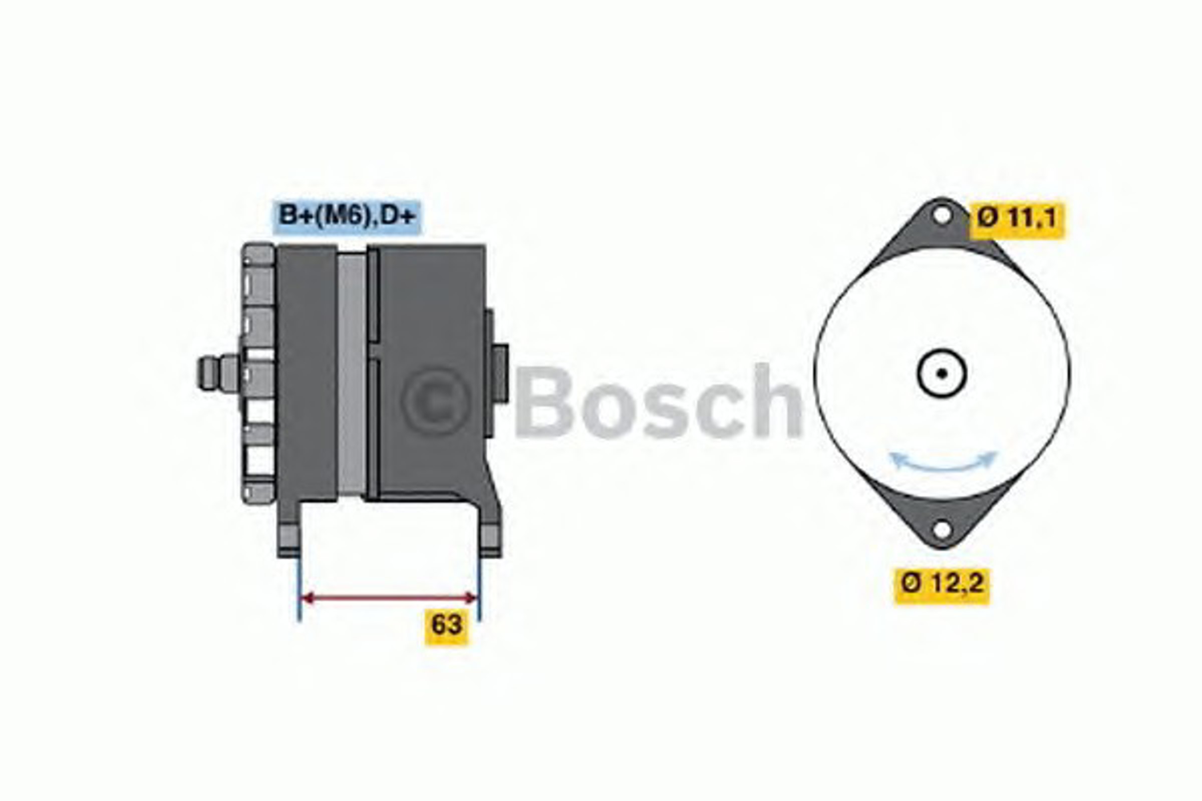 Генератор BOSCH 0120489107