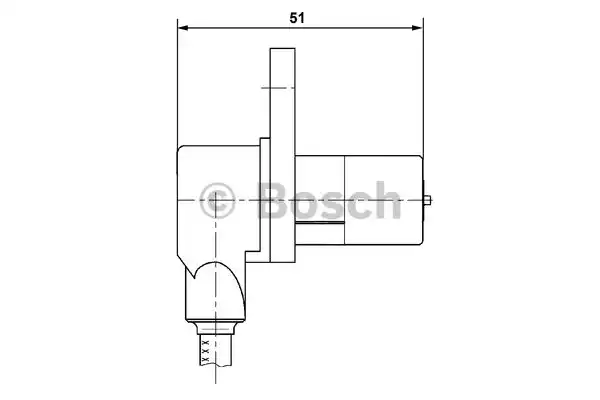 Датчик частоты вращения колеса BOSCH 0265006232
