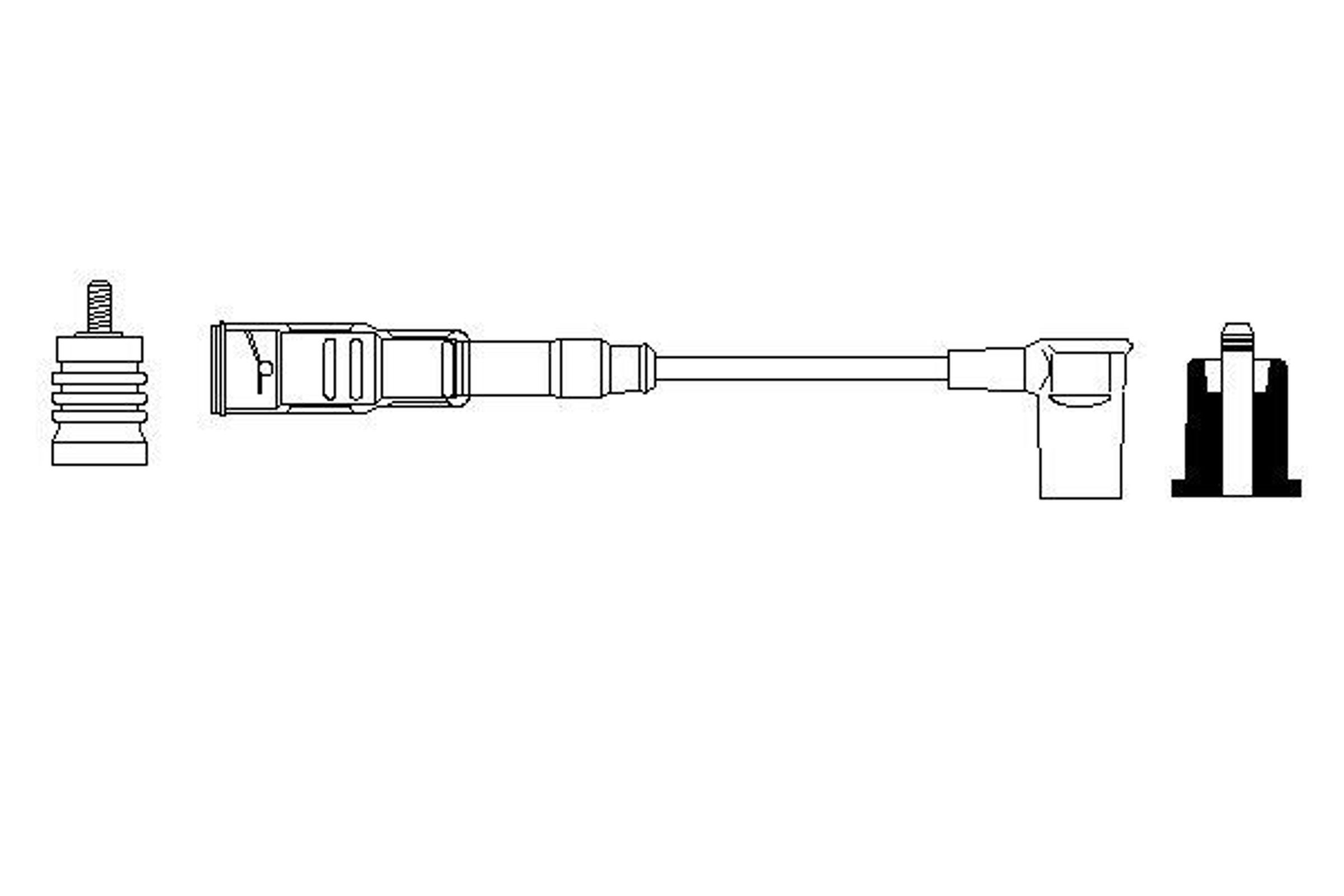 Провод высоковольтный BOSCH 0356912914