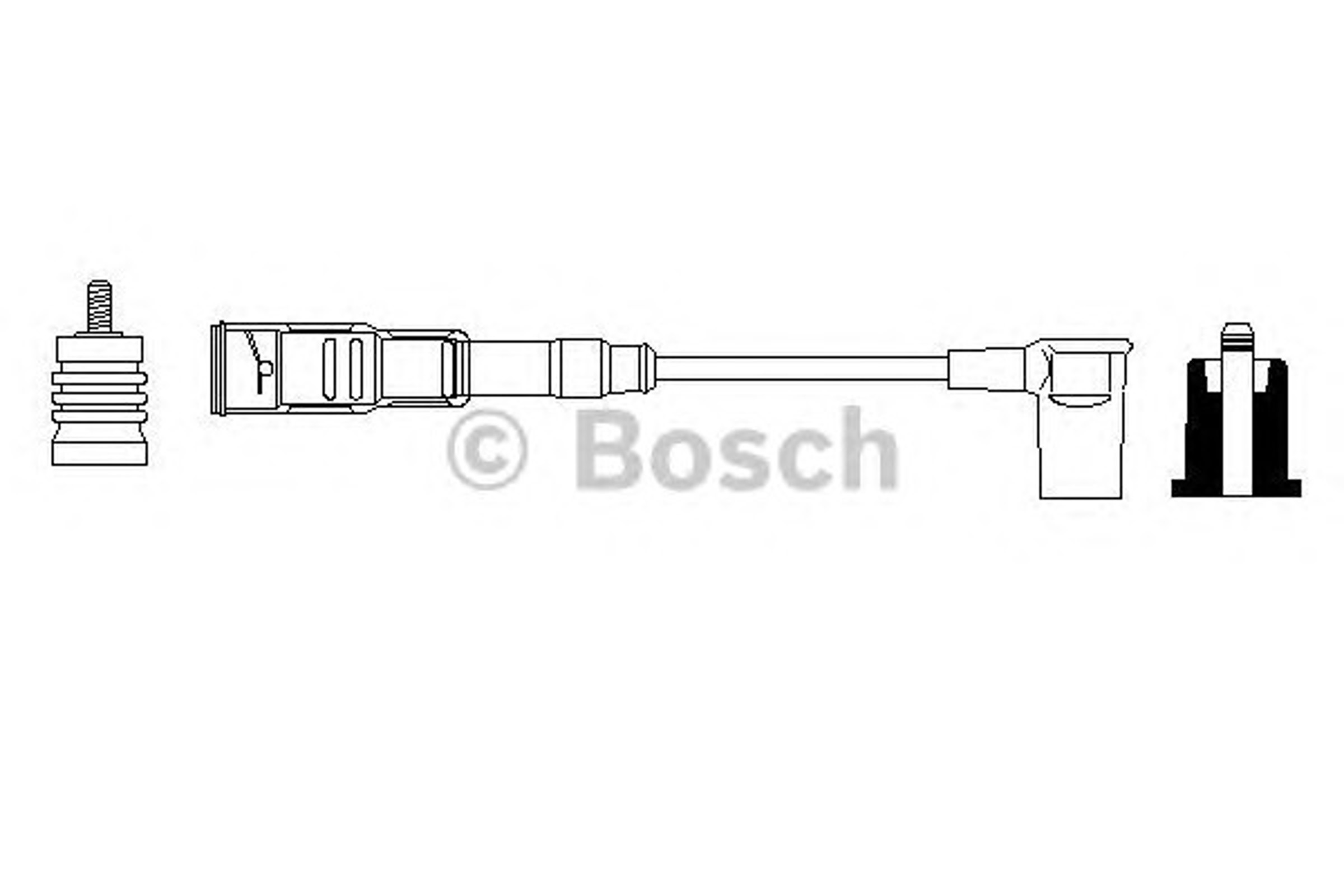 Провод высоковольтный BOSCH 0356912915