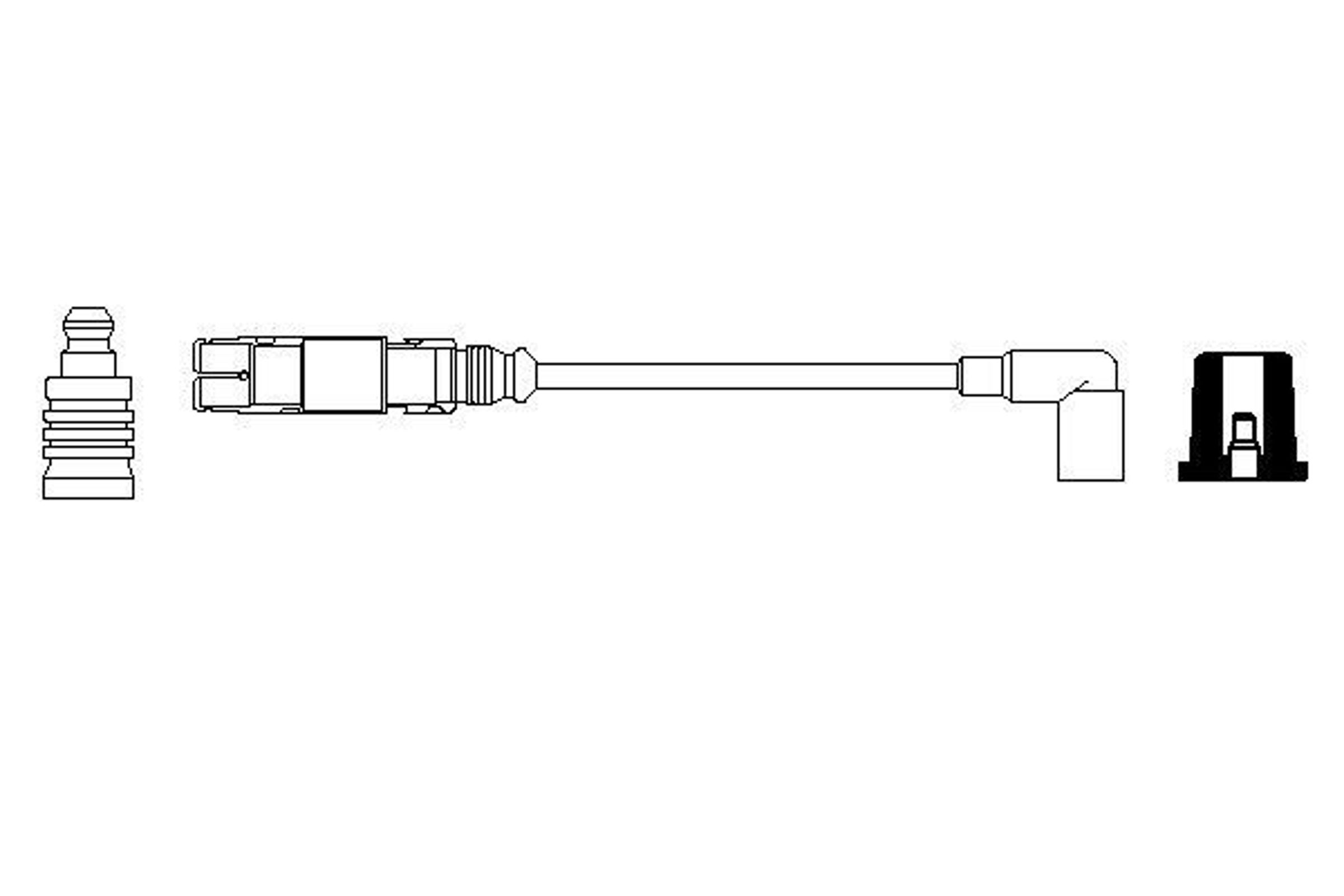 Провод высоковольтный BOSCH 0356912998