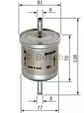 Топливный фильтр BOSCH 0 450 905 324