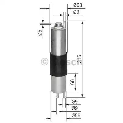Топливный фильтр BOSCH 0450905952