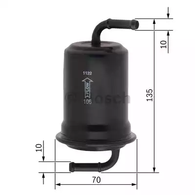 Топливный фильтр BOSCH 0450905983