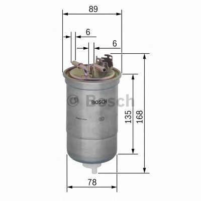 Топливный фильтр BOSCH 0450906261