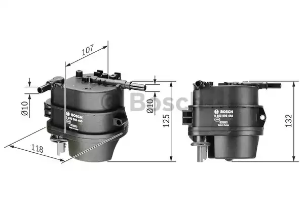 Топливный фильтр BOSCH 0450906460