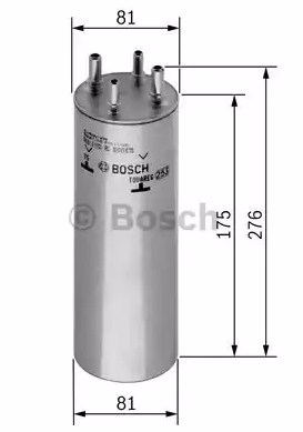 Топливный фильтр BOSCH 0450906467