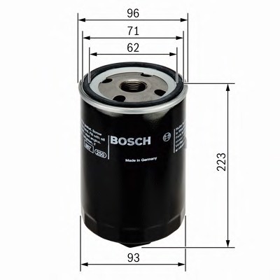 Масляный фильтр BOSCH 0451104015