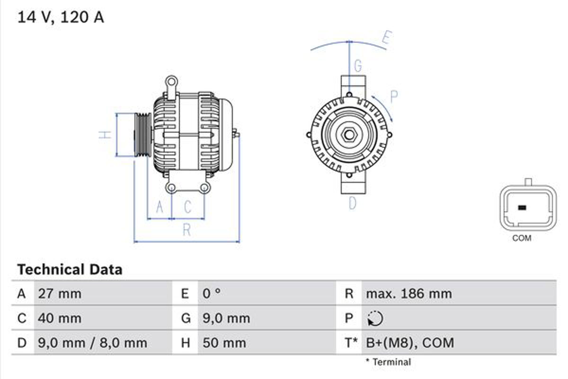 Запчасть BOSCH 0986082570